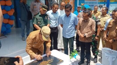 Bupati TTU, Drs Juandi Javid Meresmikan Gedung Bank NTT Cabang Pembantu Oelolok