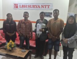 Tak Kenal Lelah Mencari Keadilan, Orangtua Alm Sebastianus Bokol Datangi LBH Surya NTT