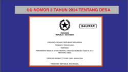 Presiden Jokowi Tanda Tangan UU Desa Nomor 3 Tahun 2024, Masa Jabatan Kades 16 Tahun