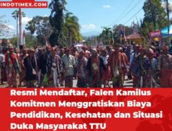 Resmi Mendaftar, Falen Kamilus Komitmen Menggratiskan Biaya Pendidikan, Kesehatan dan Situasi Duka Masyarakat TTU