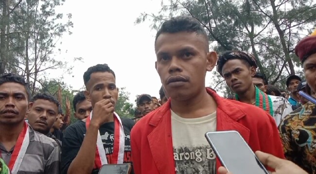 Foto:Ketua DPC GMNI Kefamenanu (Jho Aban)