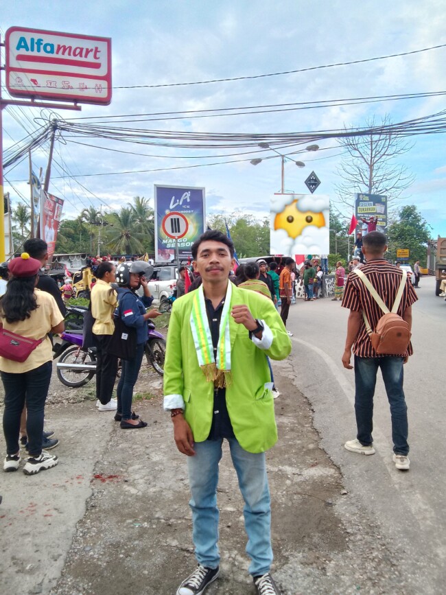 Foto: Ketua Umum Ikatan Mahasiswa TTS Kefamenanu (Jho Aban)