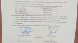 Hiraukan Berita Acara Kesepakatan Bersama Dinas PMD, Warga Desa Sone Menilai Kades Vinsen Atolan Tidak Mampu Jalani Roda Pemerintahan Desa