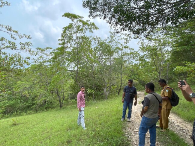 Foto: Tanah yang disita oleh Kejari TTU.(Jho Aban)