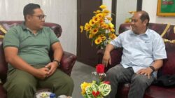 Foto:Dandim 1618/TTU, Letkol Arm Didit Prasetyo Purwanto, S.E, saat melakukan audensi bersama Kepala Perwakilan Bank Indonesia (BI) Provinsi NTT, Bapak Agus Sistyo Widjajati. (Jho Aban)